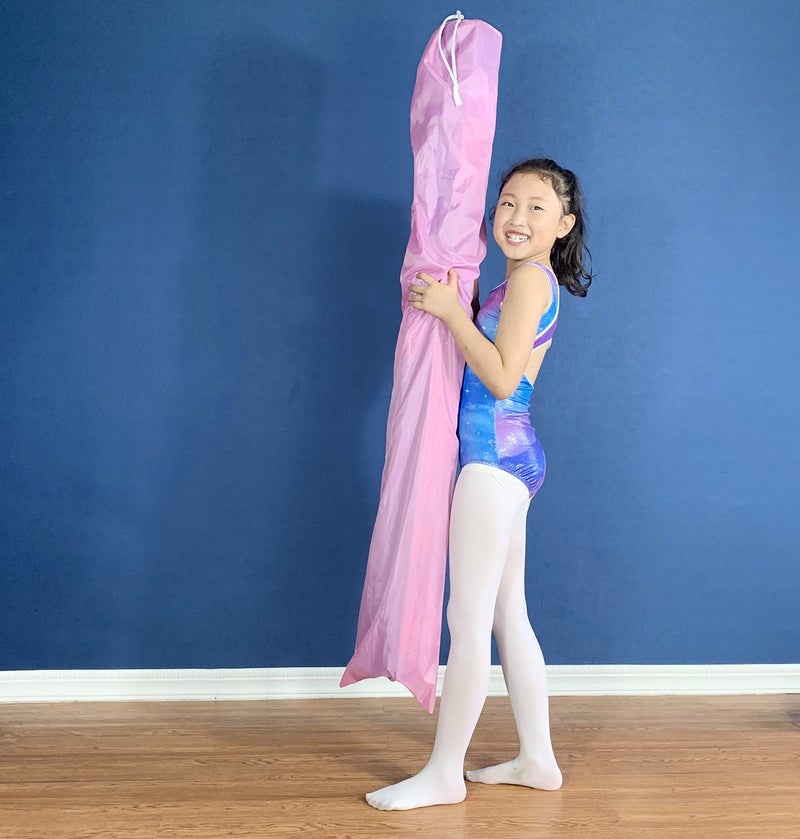 FC FUNCHEER 6FT/9FT Folding Balance Beam for Kids ages 3-39- Foldable Gymnastics Floor Beam,Anti-Slip ,Carrying Bag, Faux Suede Covered,EVA foam,Gymnastics Equipment for Kids Training At Home,School,Gym Center - Image 3